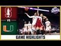 Stanford vs. Miami Highlights | 2026 Ally ACC Women's Basketball Tournament