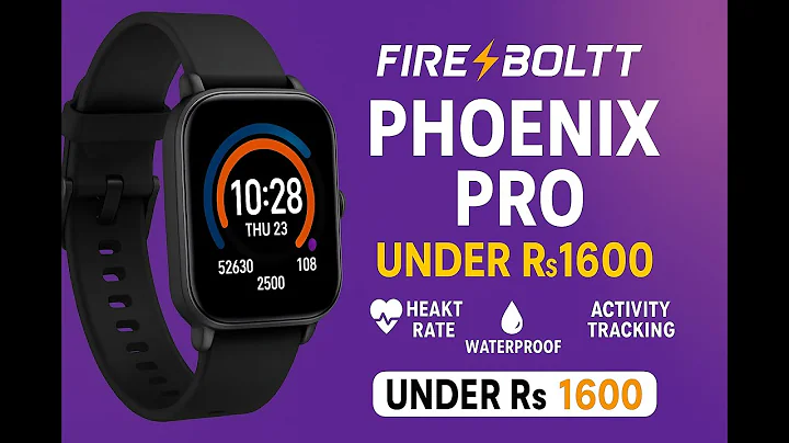 🔥 Fire-Boltt Phoenix Pro Smartwatch Review – Bluetooth Calling & Features!