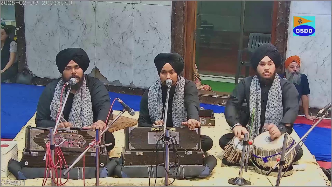 KIRTAN  GURBANI FROM GURDWARA SRI DASHMESH DARBAR GURU TEGH BAHADUR NAGAR SION MUMBAI