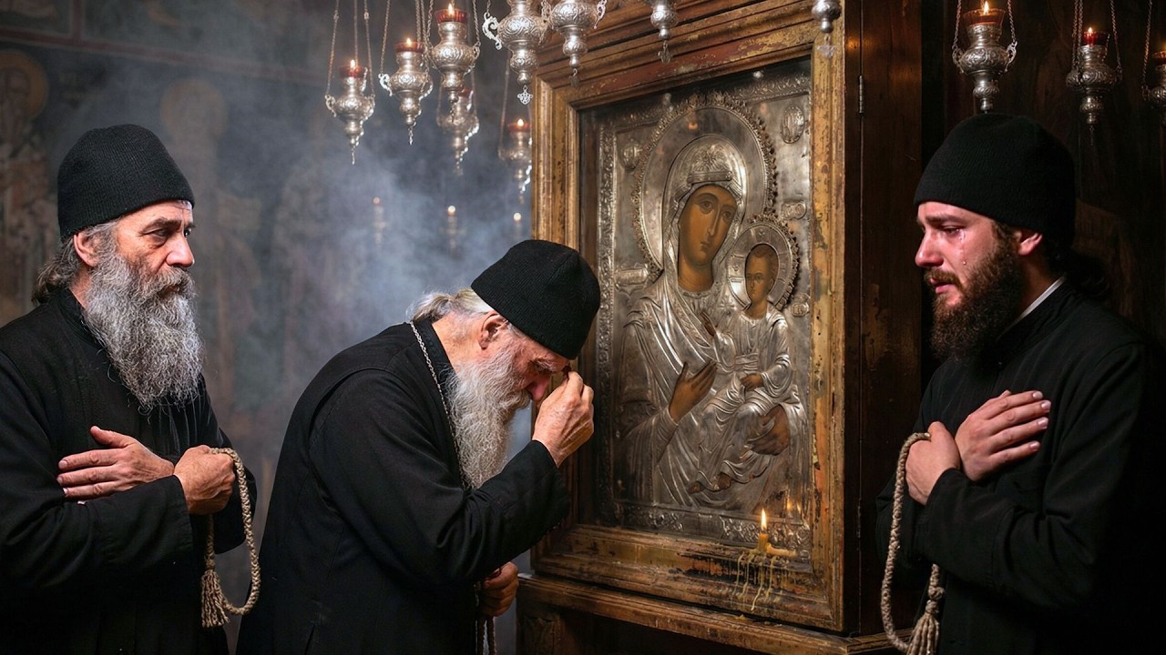 Самая сильная молитва к Богородице — Ночное песнопение Афона