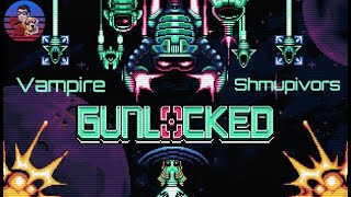 Gunlocked is a Vampire Survivors SHMUP!
