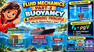Buoyancy & Archimedes’ Principle 🚢 | Why Do Objects Float | Physics Part 2