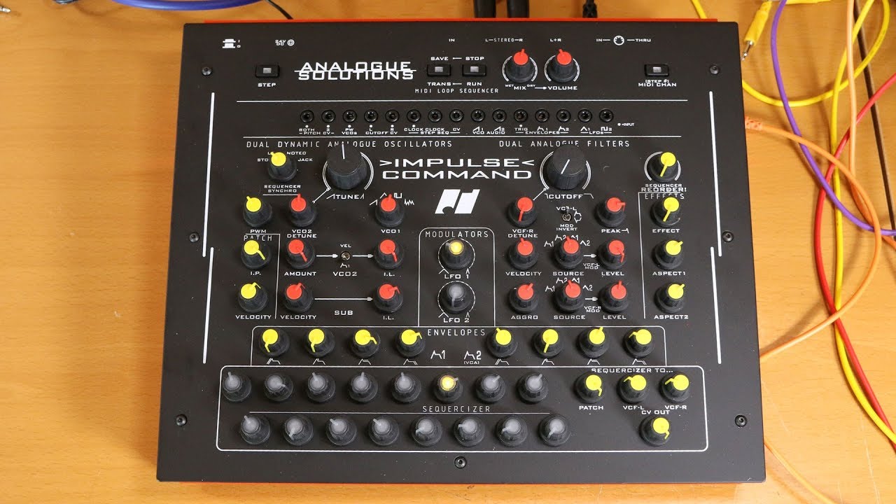【希少】Analogue Solutions Impulse Command Analogue Solution Impulse Command - first play demo - YouTube