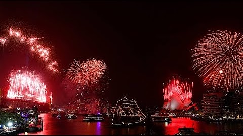 Willkommen 2020! Australier begrüßen das neue Jahr