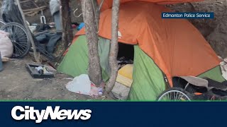 Edmonton Police release video of encampment safety risks to public, houseless individuals and first
