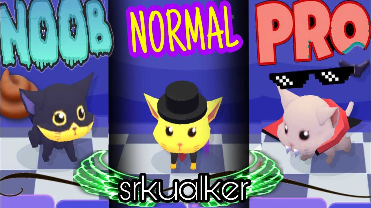 CAT SCAPE - NOOB vs NORMAL vs PRO - Srkualker