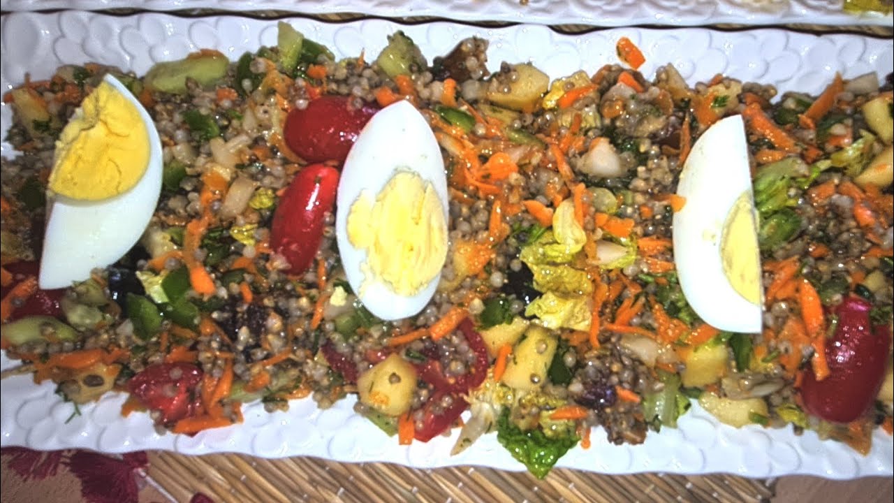 سلطة الدخن إيلان صحية ومغذية بمكونات تجدها في اي منزل  ستحافظ على جسمك وجهازك المناعي في أفضل حالاته