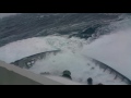 Big wave hitting supply ship in the North Sea!