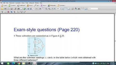 Electric Circuit - Exam Style Questions, Sec 4.3, part C, IGCSE & O level, Physics 5054