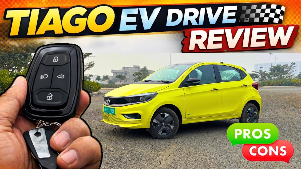 Tata Tiago.ev On Road Review – Silent & Smart || Tata Tiago.ev Drive Test | Power, Range & Comfort |