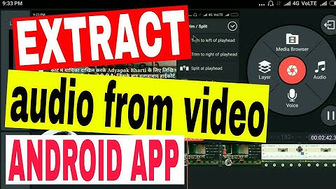 Extract audio from video | Best Android App | Kinemaster | by Infomania Talk | Hindi