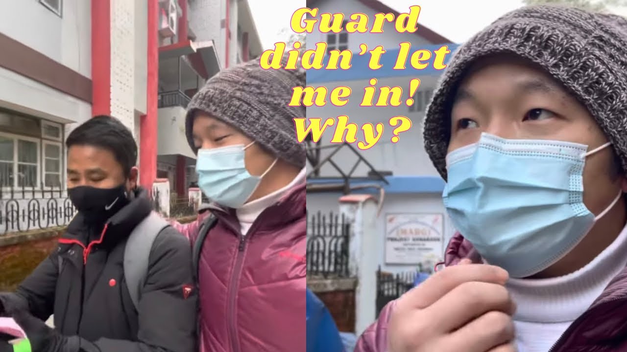 Went to Loreto Convent to buy books but stopped by the guard 😅 🚫 #jobrothersvlogs #sherpaboys