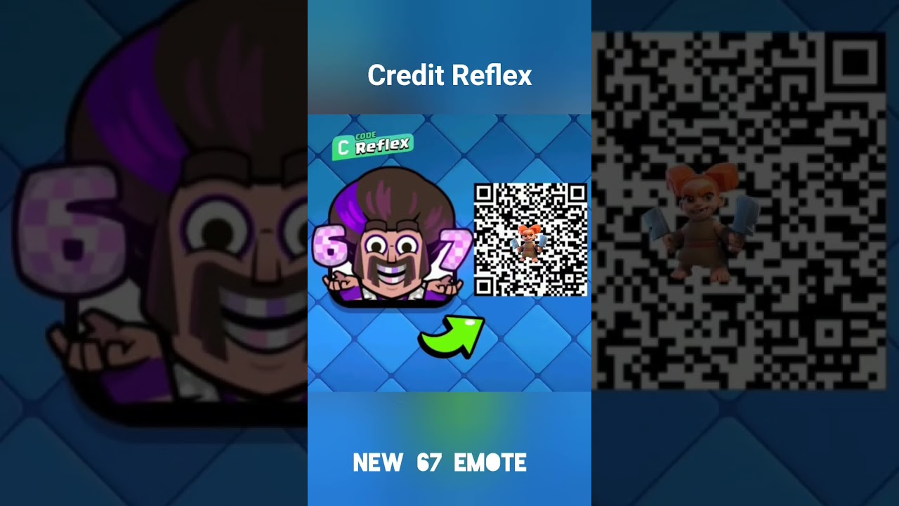 Новая эмоция 67 в Clash! Отсканируйте QR-код, чтобы её увидеть 