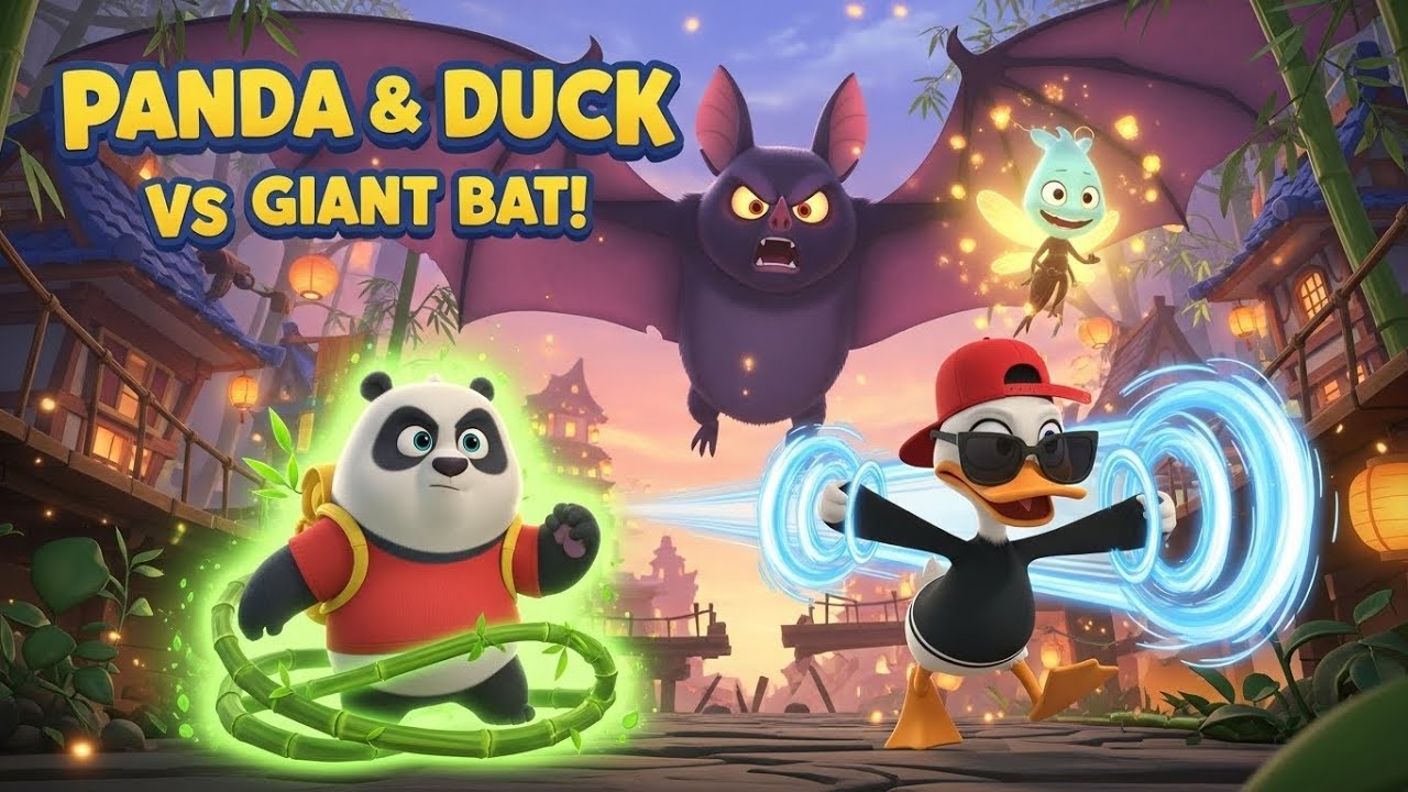 Bao The Panda and Pen The Duck Rescue the Firefly Queen in a Magical Adventure Through the Bamboo