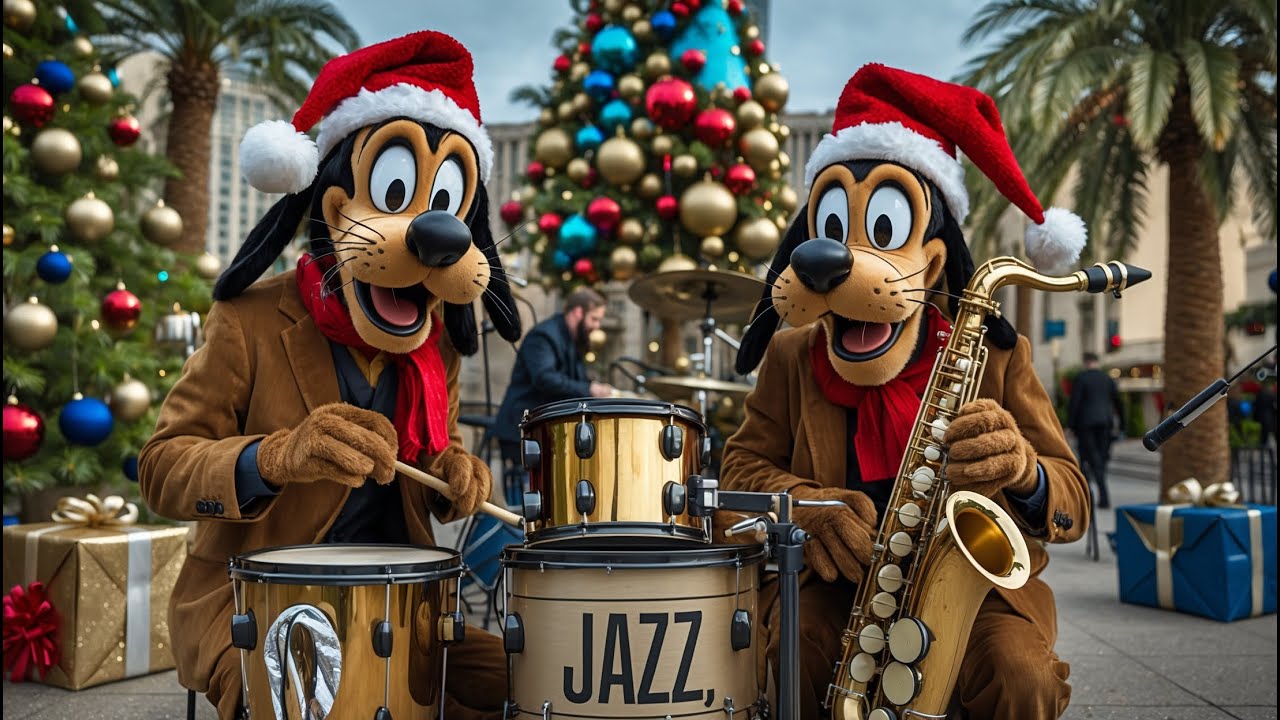 🔴🐶🎷Background Music for Holiday Parties: Sunny Dixieland Jazz Performed by Cute Dogs