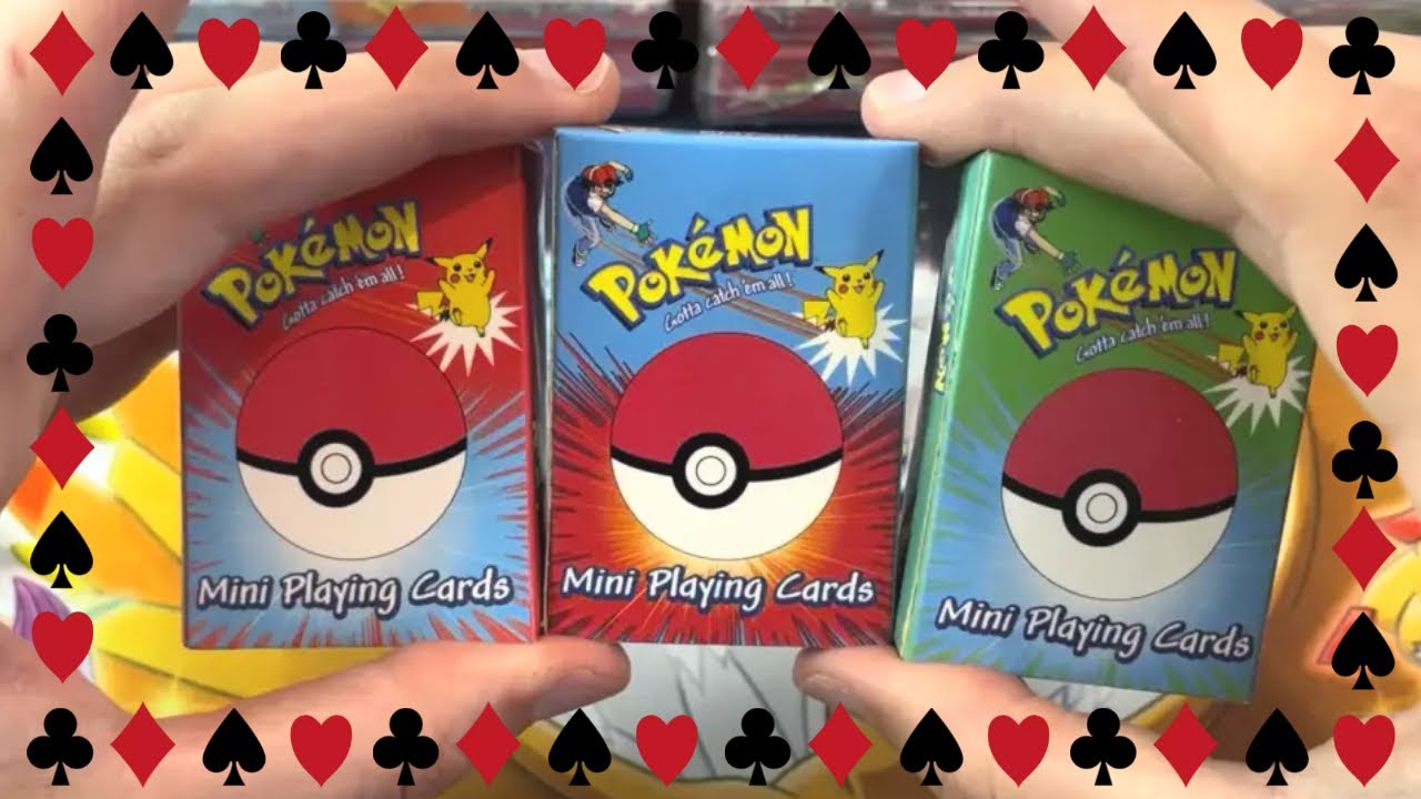 Opening Pokemon Mini Playing Cards from 1999! Opening Pokemon Mini Playing Cards from 1999!