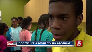 Kids Learn Valuable Skills At Goodwill's Summer Youth Program
