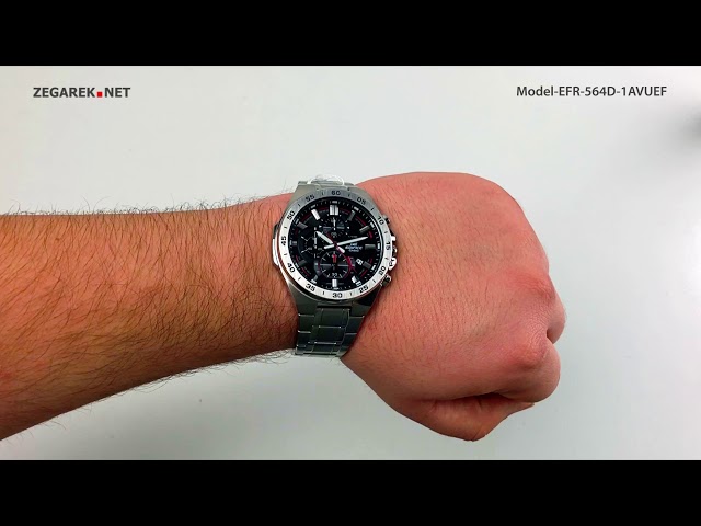 Casio EDIFICE Premium EFR-564D-1AVUEF - Zegarek.net - YouTube