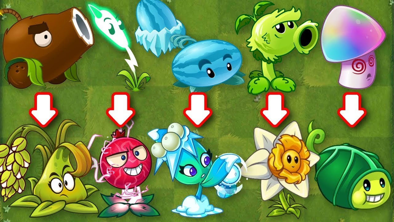 Plants Vs Zombies 2 Challenge - PvZ 2 Discovery Evolution Plants NOOB ...