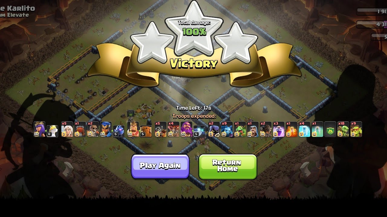 How to complete clash world june qualifier challenge easily  with 1 rage Swag 