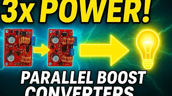 Combining High-Power DC-DC Boost Converters in Parallel, the Hack to Tripple the Power!