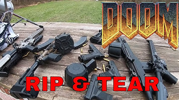 Doom - Real Life Gun Sync (Rip&Tear) #gundrummer #doom