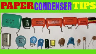 PAPER CONDENSER TIPS