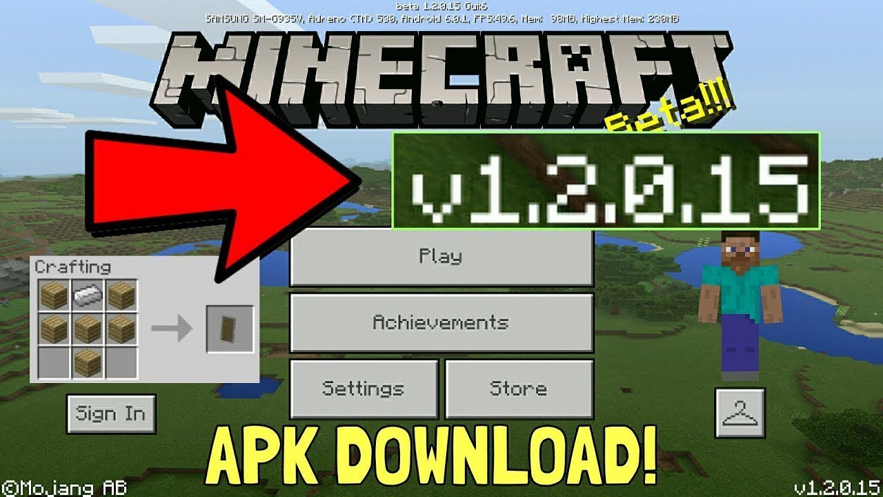 minecraft pocket edition 1.0 2.0 download aptoide