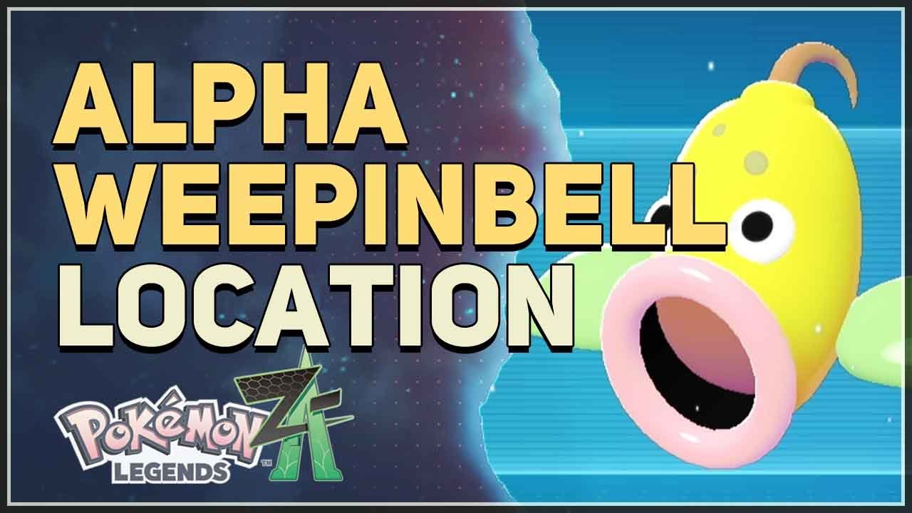 Alpha Weepinbell Location Pokemon Legends Z-A (Pokedex 075)