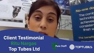 Pure Staff Client Testimonial Ritu Nargas Top Tubes
