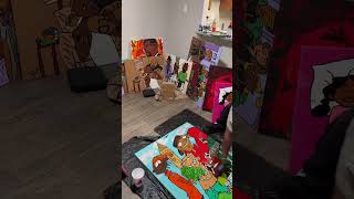 Like com share subscribe to the new channel #acrylicarts #artshortvideo#artist#blackartist #explore