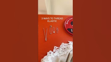 Ways to Thread Elastic (Beginner Sewing Hack) #diy #versatilesewin #sewing #ussewtips