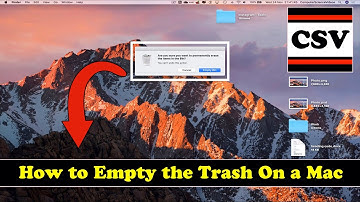 How to EMPTY the Trash Using a Keyboard Shortcut On a Mac - Basic Tutorial | New