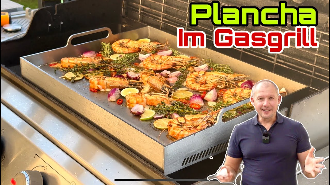 Knoblauch Garnelen auf der Plancha – Perfektes Rezept für den Gasgrill!