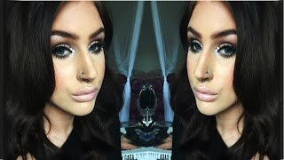 ♡ Burlesque inspired glitter makeup | pink party tutorial ♡