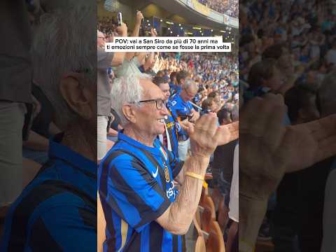 Video POV: VAI A SAN SIRO DA 70 ANNI MA TI EMOZIONI SEMPRE COME SE FOSSE LA PRIMA VOLTA | INTER-MONZA