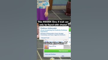 The HIDDEN Sims 4 trait that can only be obtained through cheats!