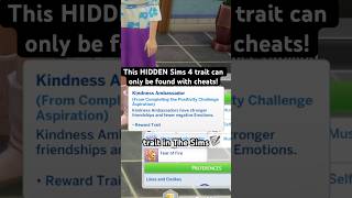 The HIDDEN Sims 4 trait that can only be obtained through cheats!