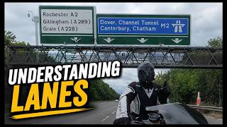 Real Motorcycle Commuting - Lanes and signs how to read them