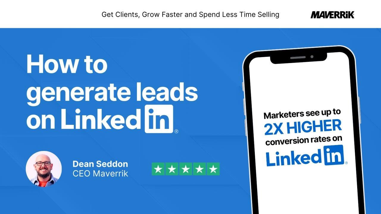 How To Generate Leads on LinkedIn - YouTube