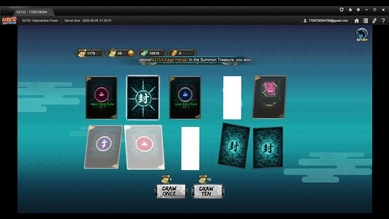 Naruto Online - Spending 500 Summon Treasure | Kage Hanabi | 