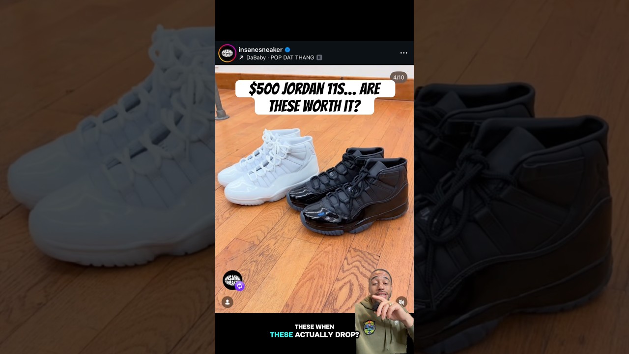 $500 Comme des Garçons Jordan 11s?! Clean or Lazy? 