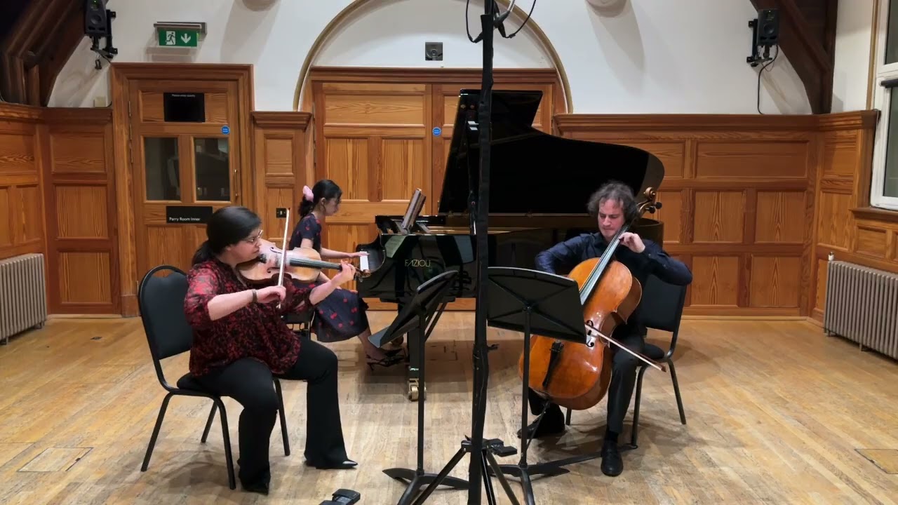 Trio Tokava: Auerbach, Piano Trio No. 1, Op. 28, Mvt II - YouTube