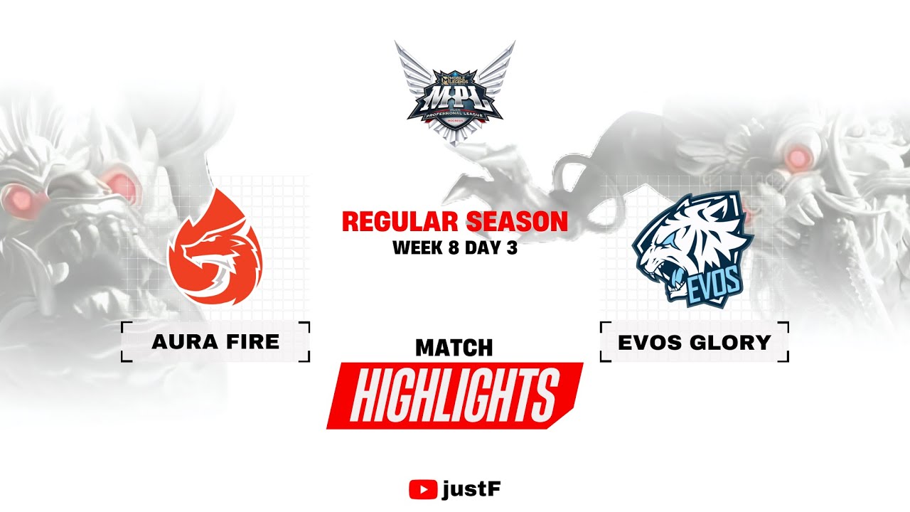 AURA vs EVOS HIGHLIGHTS | MPL ID S13 WEEK 8 AURA FIRE vs EVOS GLORY