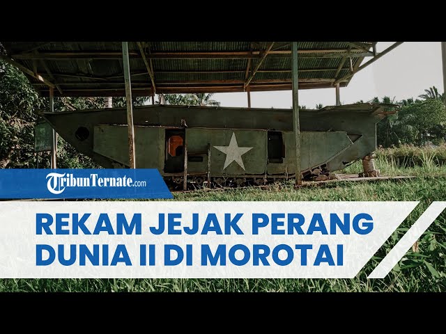 Bangkai Tank Amfibi LVT-2, Satu Dari Sekian Jejak Perang Dunia II yang Tersimpan di Pulau Morotai class=