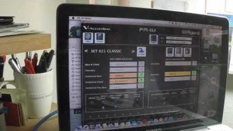 Roland 4X Accordion Editor  -  How to use the editor