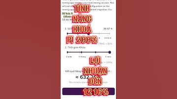 Pi network - Tính năng mới khoá 200% Pi lợi nhuận lên đến 1216% #pi #pinetwork #khoapi