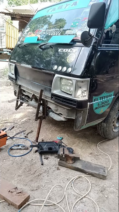 Merakit bemper jungkit l300...