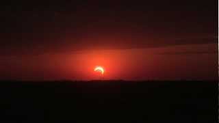 Celebrity Annular Solar Eclipse 20th May 2012 from vantage point nr Blackwell, OK Profile