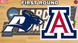 #13 AKRON vs #4 ARIZONA NCAA MARCH MADNESS FIRST ROUND LIVE GAME CAST & AUDIO